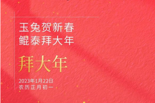玉兔贺新春 k8·凯发(中国)·一触即发拜大年