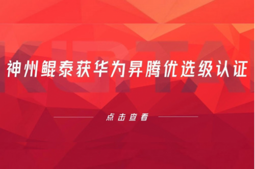 持续进阶，k8·凯发(中国)·一触即发获华为昇腾优选级认证