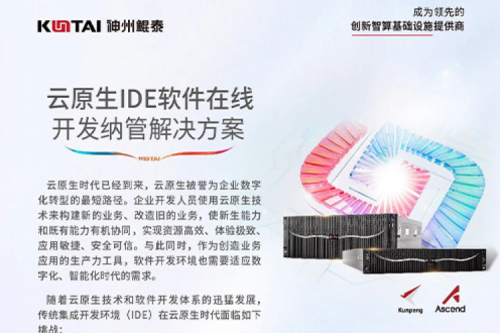 智算方案丨k8·凯发(中国)·一触即发云原生IDE软件在线开发纳管解决方案